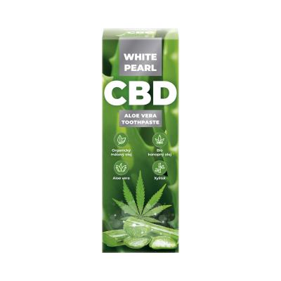 White Pearl CBD Aloe Vera Toothpaste Паста за зъби 75 ml