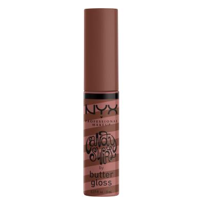 NYX Professional Makeup Butter Gloss Candy Swirl Блясък за устни за жени 8 ml Нюанс 01 Funnel Cake