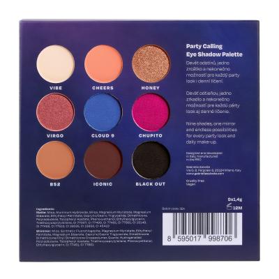 Gabriella Salvete Party Calling Eyeshadow Palette Сенки за очи за жени 12,6 g