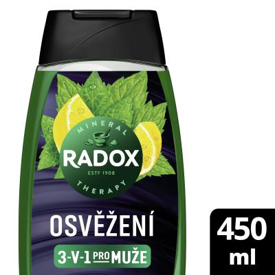 Radox Refreshment Menthol And Citrus 3-in-1 Shower Gel Душ гел за мъже 450 ml