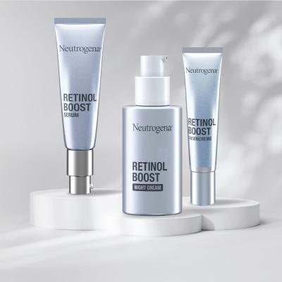 Neutrogena Retinol Boost Подаръчен комплект нощен крем за лице Retinol Boost Night Cream 50 ml + дневен серум за лице Retinol Boost Serum 30 ml + околоочен крем Retinol Boost Eye Cream 15 ml