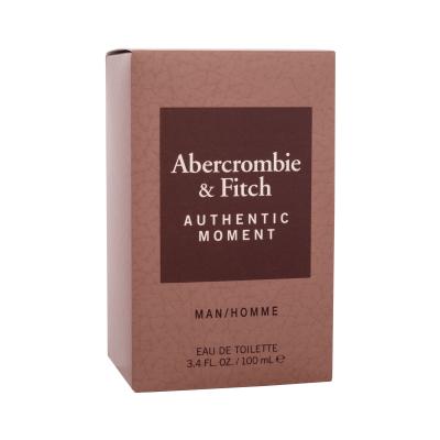 Abercrombie &amp; Fitch Authentic Moment Eau de Toilette за мъже 100 ml увредена кутия