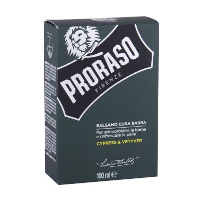 PRORASO Cypress &amp; Vetyver Beard Balm Балсам за брада за мъже 100 ml увредена кутия