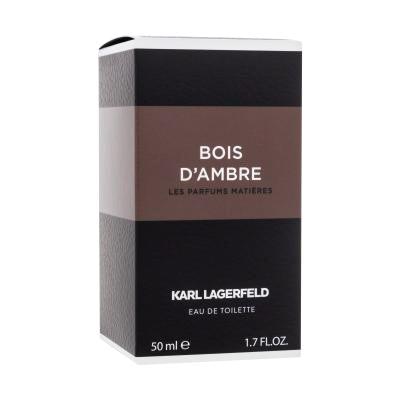 Karl Lagerfeld Les Parfums Matières Bois d&#039;Ambre Eau de Toilette за мъже 50 ml увредена кутия