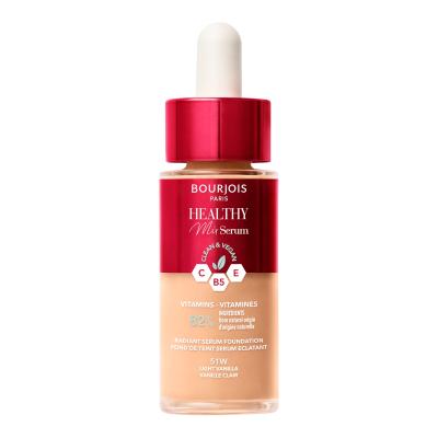 BOURJOIS Paris Healthy Mix Clean & Vegan Serum Foundation Фон дьо тен за жени 30 ml Нюанс 51 Light Vanilla