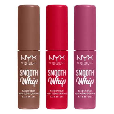 NYX Professional Makeup Fa La La L.A. Land Smooth Whip Matte Lip Cream Trio Подаръчен комплект червило Smooth Whip Matte Lip Cream 3 x 4 ml