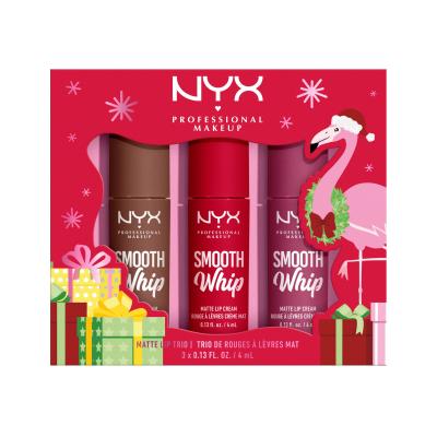 NYX Professional Makeup Fa La La L.A. Land Smooth Whip Matte Lip Cream Trio Подаръчен комплект червило Smooth Whip Matte Lip Cream 3 x 4 ml