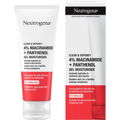 Neutrogena Clear &amp; Defend+ Gel Moisturiser Гел за лице 50 ml