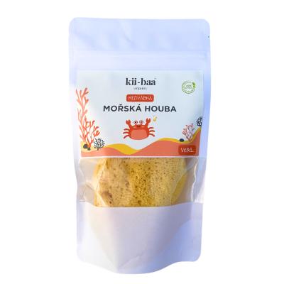 Kii-Baa Organic Silky Sea Sponge 10-12 cm Аксесоари за къпане 1 бр