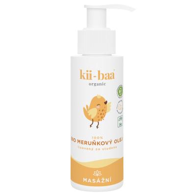 Kii-Baa Organic Baby Bio Apricot Oil Масло за тяло за деца 100 ml