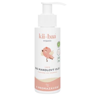 Kii-Baa Organic Baby Bio Almond Oil Масло за тяло за деца 100 ml