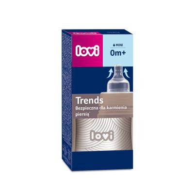 LOVI Harmony Trends Bottle 0m+ Бебешко шише за деца 120 ml