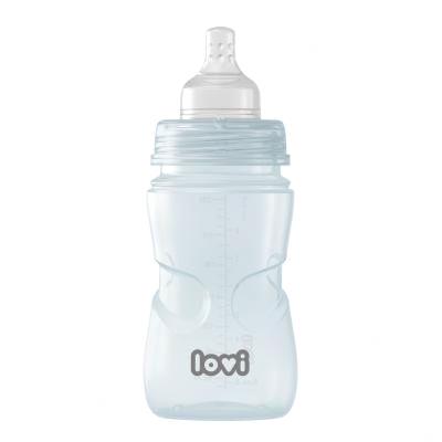 LOVI Trends Bottle 3m+ Green Бебешко шише за деца 250 ml