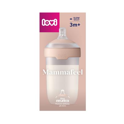 LOVI Mammafeel Bottle 3m+ Бебешко шише за деца 250 ml