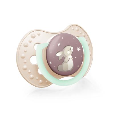 LOVI Night &amp; Day Dynamic Soother Girl 0-3m Биберон за деца 2 бр