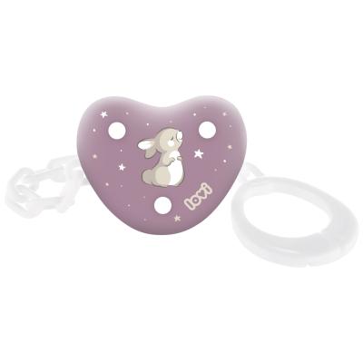 LOVI Night &amp; Day Soother Holder Girl Клипс за биберон за деца 1 бр