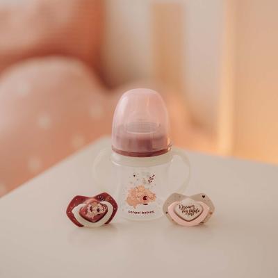 Canpol babies Sleepy Koala Easy Start Anti-Colic Bottle Pink 12m+ Бебешко шише за деца 300 ml