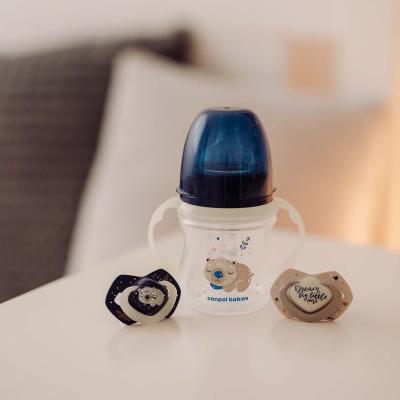 Canpol babies Sleepy Koala Easy Start Anti-Colic Bottle Blue 0m+ Бебешко шише за деца 120 ml