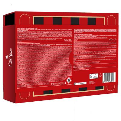 Old Spice Nightpanther Подаръчен комплект деостик 50 ml + дезодорант 150 ml + душ гел 3в1 400 ml + настолна игра 3в1