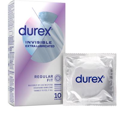 Durex Invisible Extra Lubricated Презерватив за мъже Комплект