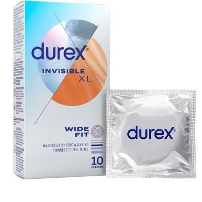 Durex Invisible XL Презерватив за мъже Комплект