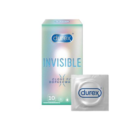 Durex Invisible Slim Презерватив за мъже Комплект