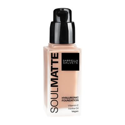 Gabriella Salvete Soulmatte Hyaluronic Foundation Фон дьо тен за жени 30 ml Нюанс 03N Beige Neutral