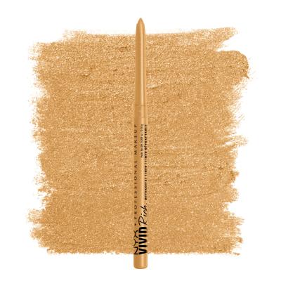 NYX Professional Makeup Vivid Rich Mechanical Liner Молив за очи за жени 0,28 g Нюанс 01 Amber Stunner