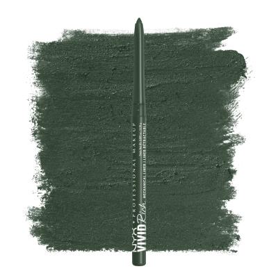 NYX Professional Makeup Vivid Rich Mechanical Liner Молив за очи за жени 0,28 g Нюанс 08 Emerald Empire