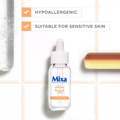 Mixa Vitamin C + Glycolic Acid Anti-Dark Spot Serum Серум за лице за жени 30 ml