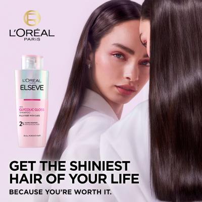 L&#039;Oréal Paris Elseve Glycolic Gloss Shampoo Шампоан за жени 200 ml