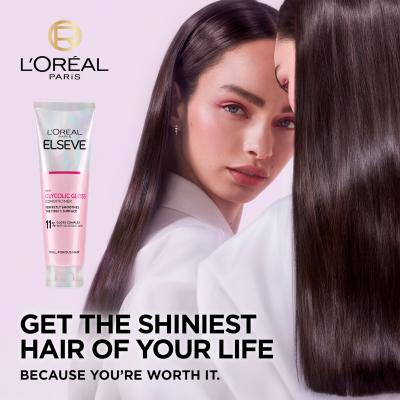 L&#039;Oréal Paris Elseve Glycolic Gloss Conditioner Балсам за коса за жени 150 ml