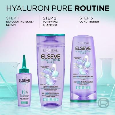 L&#039;Oréal Paris Elseve Hyaluron Pure Шампоан за жени 400 ml