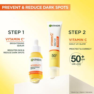 Garnier Skin Naturals Vitamin C Daily UV Invisible SPF50+ Дневен крем за лице за жени 40 ml