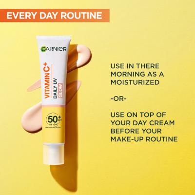 Garnier Skin Naturals Vitamin C Daily UV Glow SPF50+ Дневен крем за лице за жени 40 ml