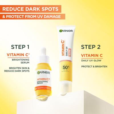 Garnier Skin Naturals Vitamin C Daily UV Glow SPF50+ Дневен крем за лице за жени 40 ml