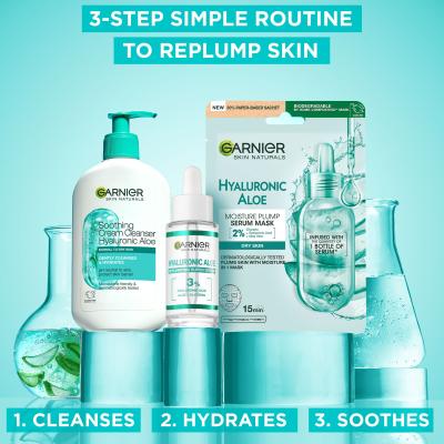 Garnier Skin Naturals Hyaluronic Aloe Soothing Cream Cleanser Почистващ крем за жени 250 ml