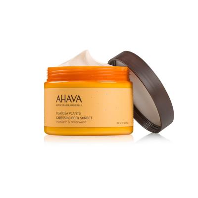 AHAVA Deadsea Plants Caressing Body Sorbet Mandarin &amp; Cedarwood Крем за тяло за жени 350 ml