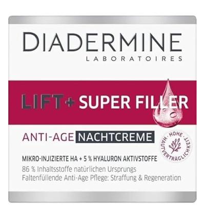 Diadermine Lift+ Super Filler Anti-Age Night Cream Нощен крем за лице за жени 50 ml