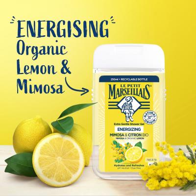 Le Petit Marseillais Extra Gentle Shower Gel Mimosa &amp; Bio Lemon Душ гел 250 ml