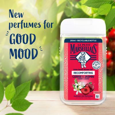 Le Petit Marseillais Extra Gentle Shower Gel Cherry &amp; Jasmin Душ гел 250 ml