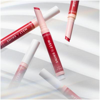 Catrice Melt &amp; Shine Juicy Lip Balm Балсам за устни за жени 1,3 g Нюанс 040 Everyday Is Sun-day