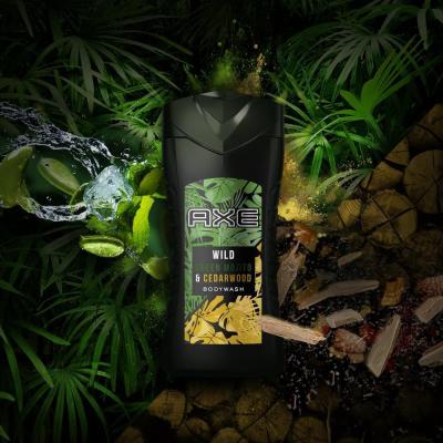 Axe Wild Mojito &amp; Cedarwood Душ гел за мъже 400 ml