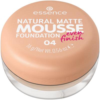 Essence Natural Matte Mousse Фон дьо тен за жени 16 g Нюанс 04