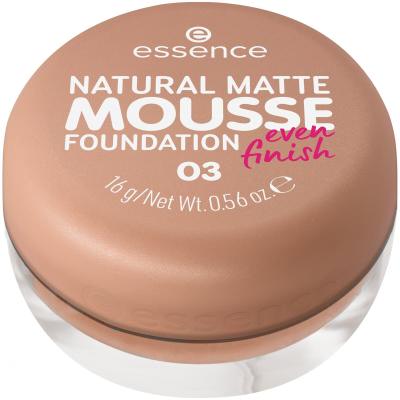 Essence Natural Matte Mousse Фон дьо тен за жени 16 g Нюанс 03