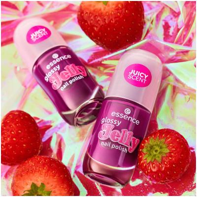 Essence Glossy Jelly Лак за нокти за жени 8 ml Нюанс 01 Summer Splash