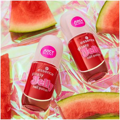 Essence Glossy Jelly Лак за нокти за жени 8 ml Нюанс 03 Sugar High