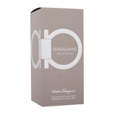 Ferragamo Ferragamo Bright Leather Eau de Toilette за мъже 100 ml увредена кутия