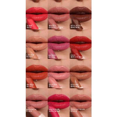 Makeup Revolution London Lip Allure Soft Satin Lipstick Червило за жени 3,2 g Нюанс Berry Boss