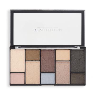 Makeup Revolution London Reloaded Dimension Eyeshadow Palette Сенки за очи за жени 24,5 g Нюанс Impulse Smoked